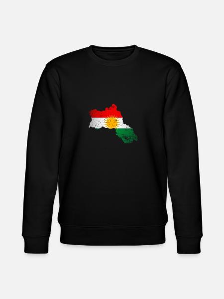 Kurdistan kurdisk flag for kurdere - Stanley/Stella økologisk unisex-sweatshirt CHANGER - sort