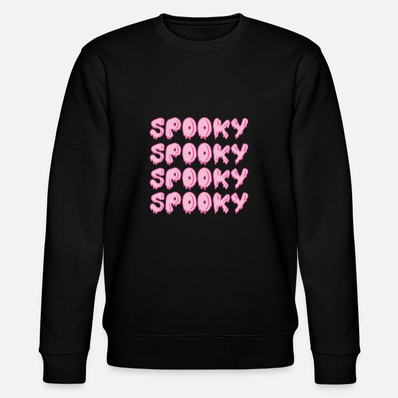 Spooky - Stanley/Stella Unisex Bio-Sweatshirt CHANGER  - Schwarz