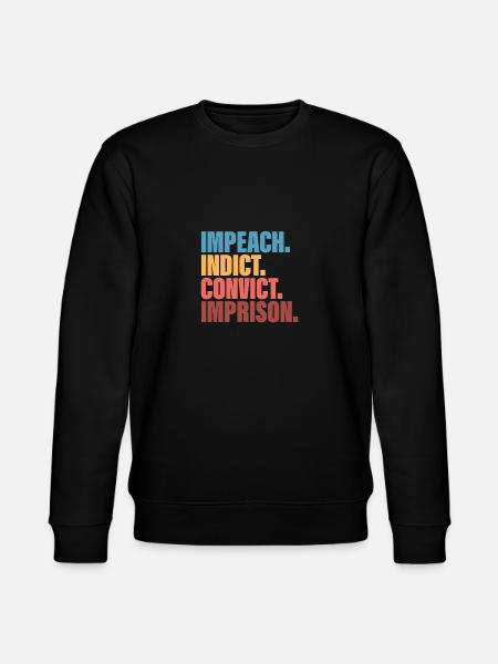 Impeach, Anti--Protest - Stanley/Stella Unisex Bio-Sweatshirt CHANGER - Schwarz