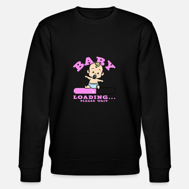 Baby Loading - Stanley/Stella CHANGER Unisex Organic Sweatshirt - black