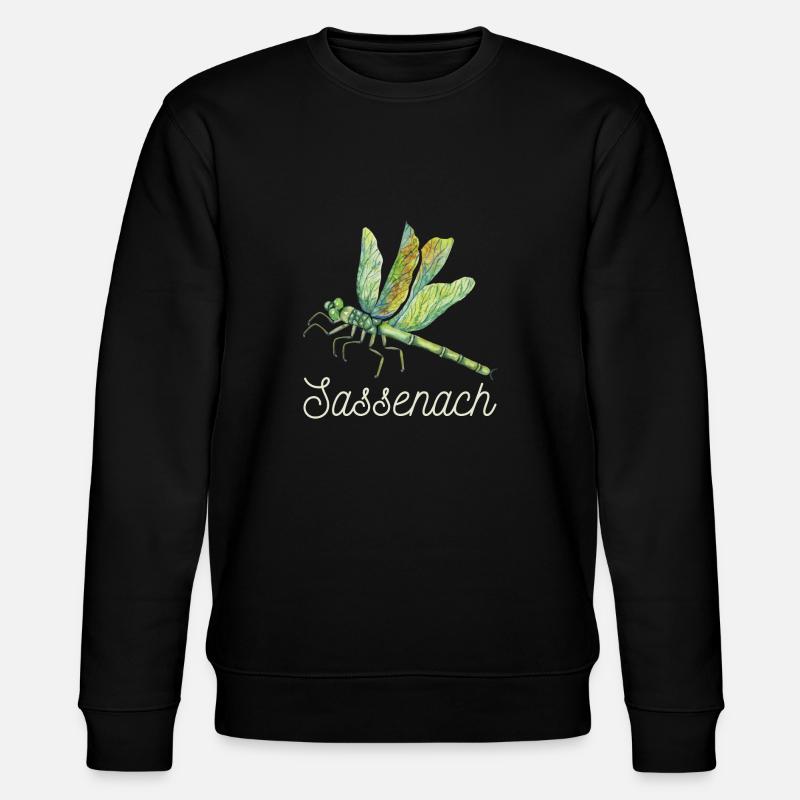 Sassenach-Spaß-keltische Geschenk-Design-Ideengraphik - Stanley/Stella Unisex Bio-Sweatshirt CHANGER - Schwarz