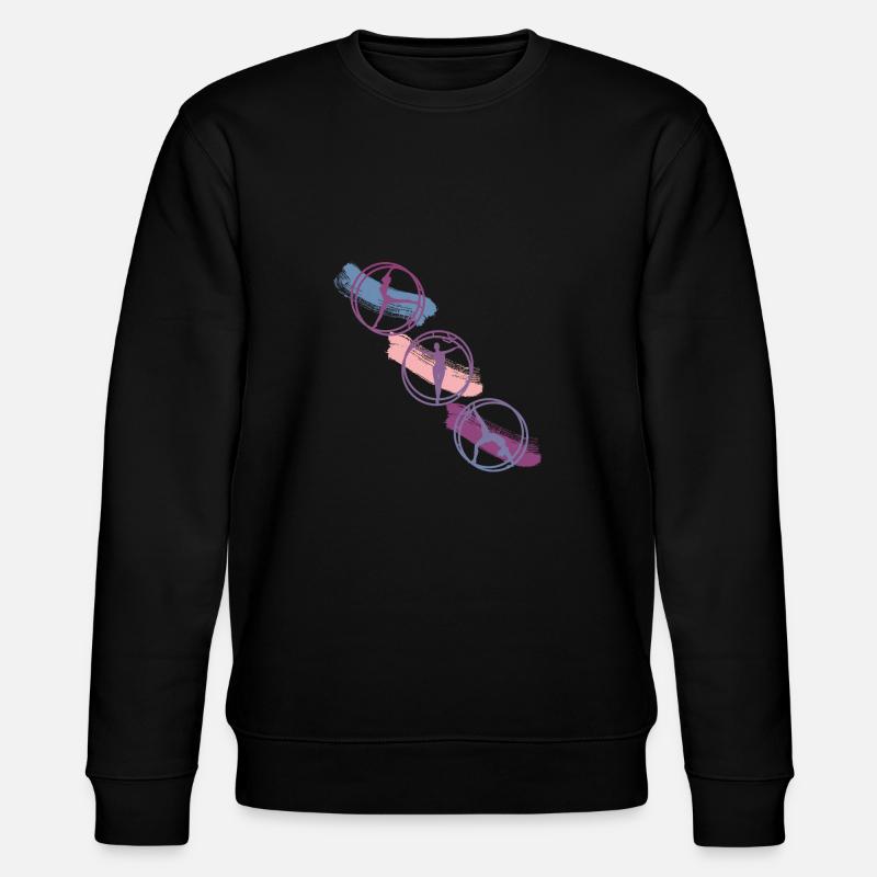 Rhönrad - Stanley/Stella Unisex Bio-Sweatshirt CHANGER  - Schwarz