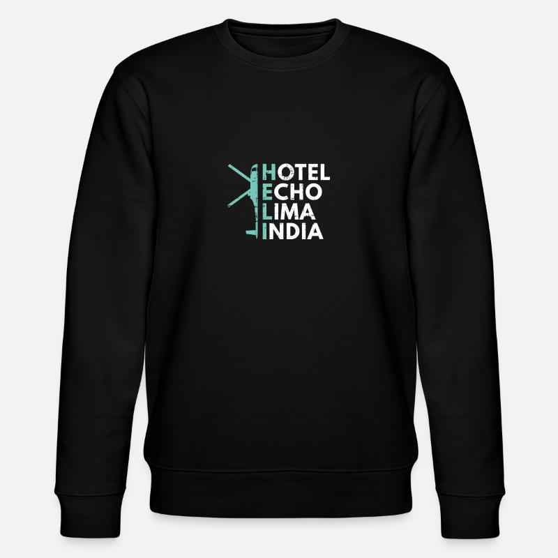 Hélicoptère Pilote Hélicoptères Voler - Sweat bio CHANGER Stanley/Stella Unisexe - noir