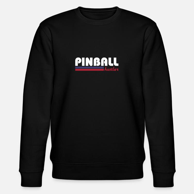 Pinball-Hustler - Stanley/Stella Unisex Bio-Sweatshirt CHANGER  - Schwarz