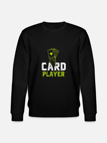 card game - Stanley/Stella CHANGER Unisex Organic Sweatshirt - black