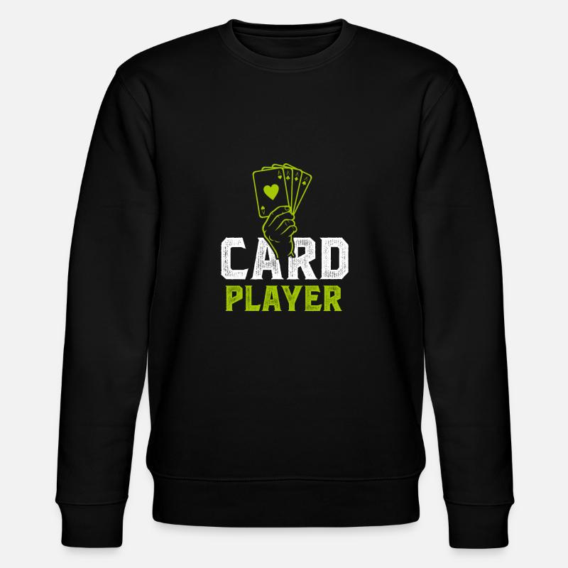 card game - Stanley/Stella CHANGER Unisex Organic Sweatshirt - black