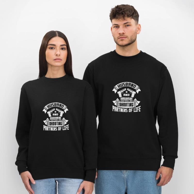 Schießen Ehemann und Ehefrau Shooting Partner Stanley/Stella Unisex Bio-Sweatshirt CHANGER 