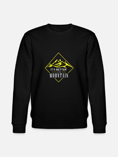 Mountain Hiking Adventure - Stanley/Stella CHANGER Unisex Organic Sweatshirt - black