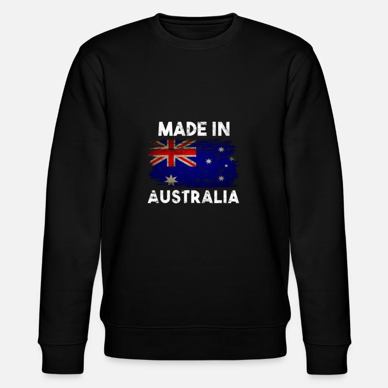 Australien - Stanley/Stella Unisex Bio-Sweatshirt CHANGER  - Schwarz