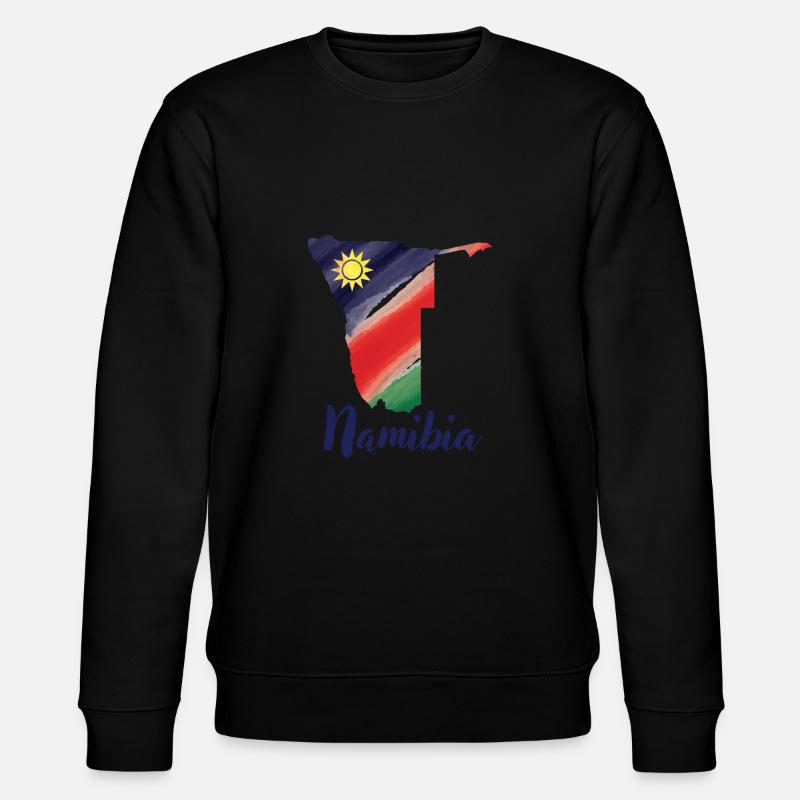 Namibia - Afrika - Stanley/Stella Unisex Bio-Sweatshirt CHANGER  - Schwarz