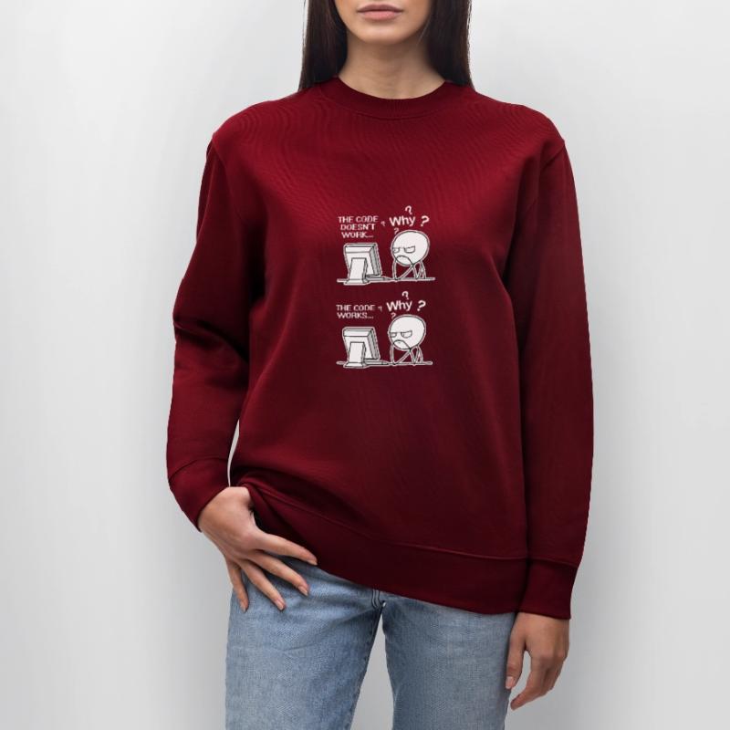 The Code Doesnt Work Coding Coder Gift Stanley/Stella CHANGER Unisex Organic Sweatshirt