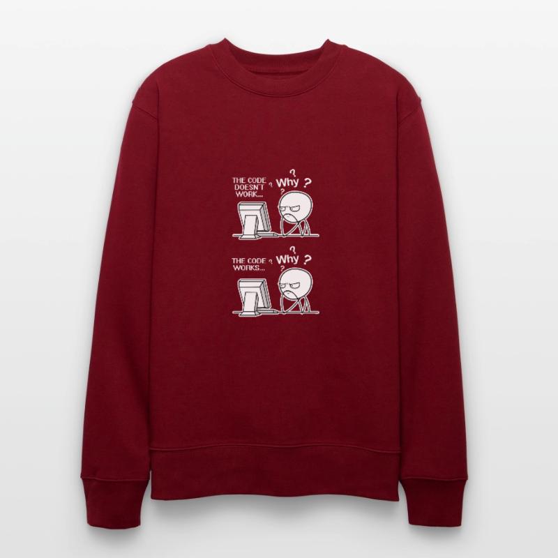 The Code Doesnt Work Coding Coder Gift Stanley/Stella CHANGER Unisex Organic Sweatshirt