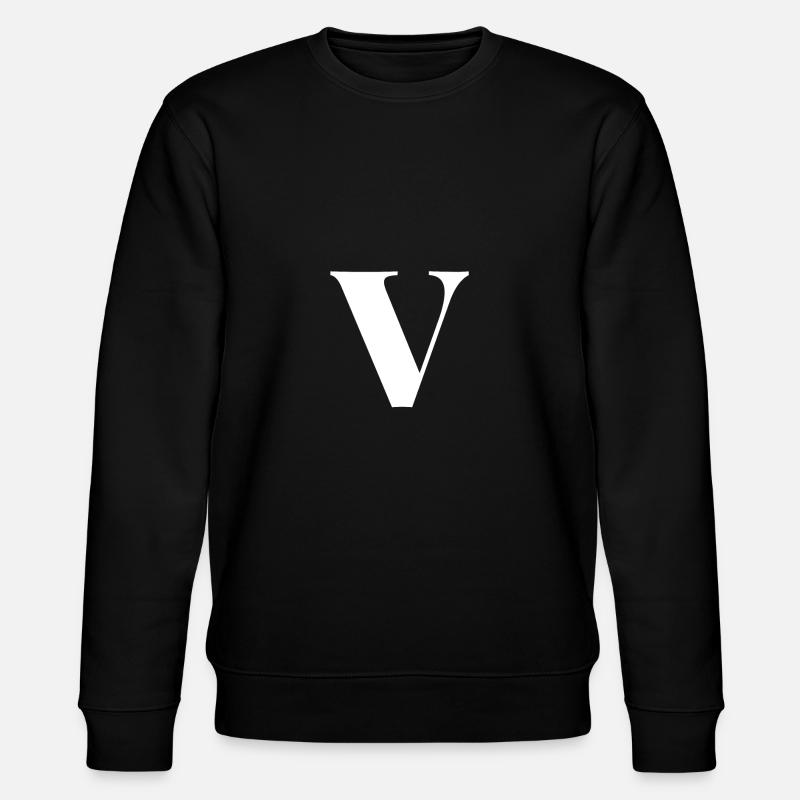 V Letter - Stanley/Stella Unisex Bio-Sweatshirt CHANGER  - Schwarz