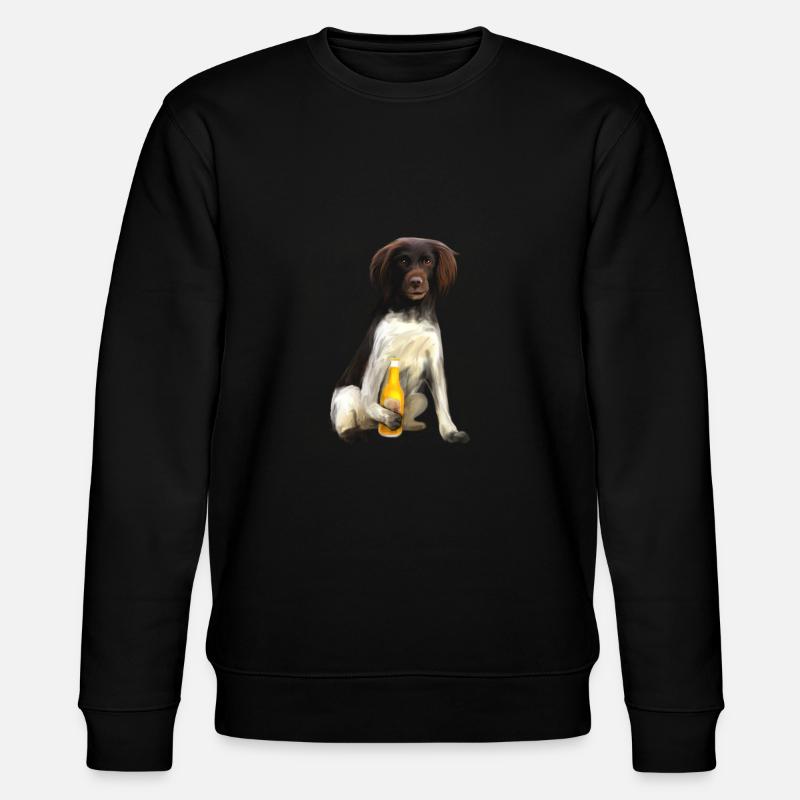 Kleiner Münsterländer - Cheers - Stanley/Stella Unisex Bio-Sweatshirt CHANGER - Schwarz