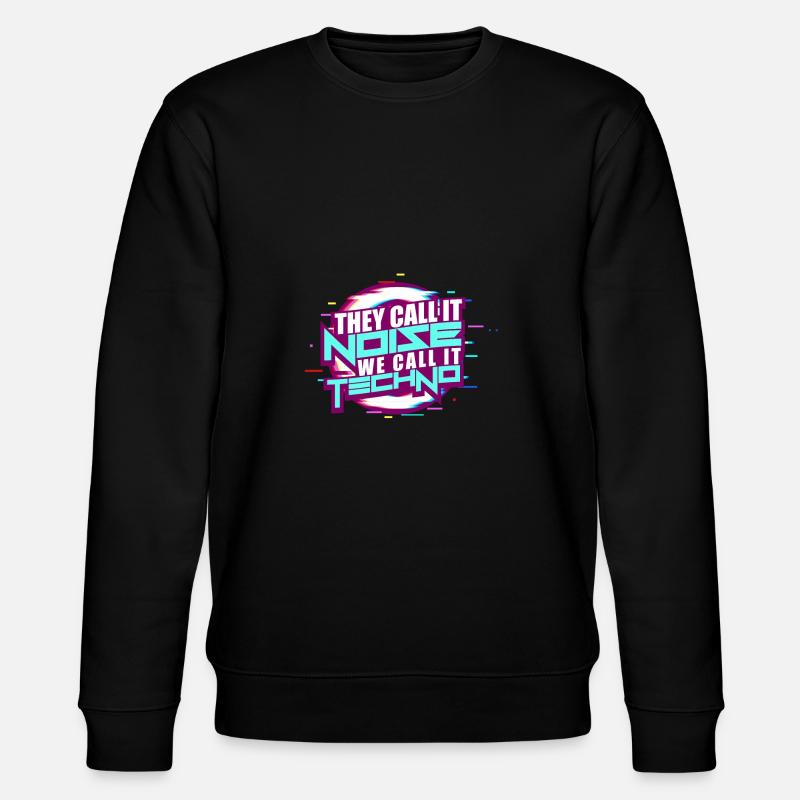 Techno - Stanley/Stella Unisex Bio-Sweatshirt CHANGER  - Schwarz