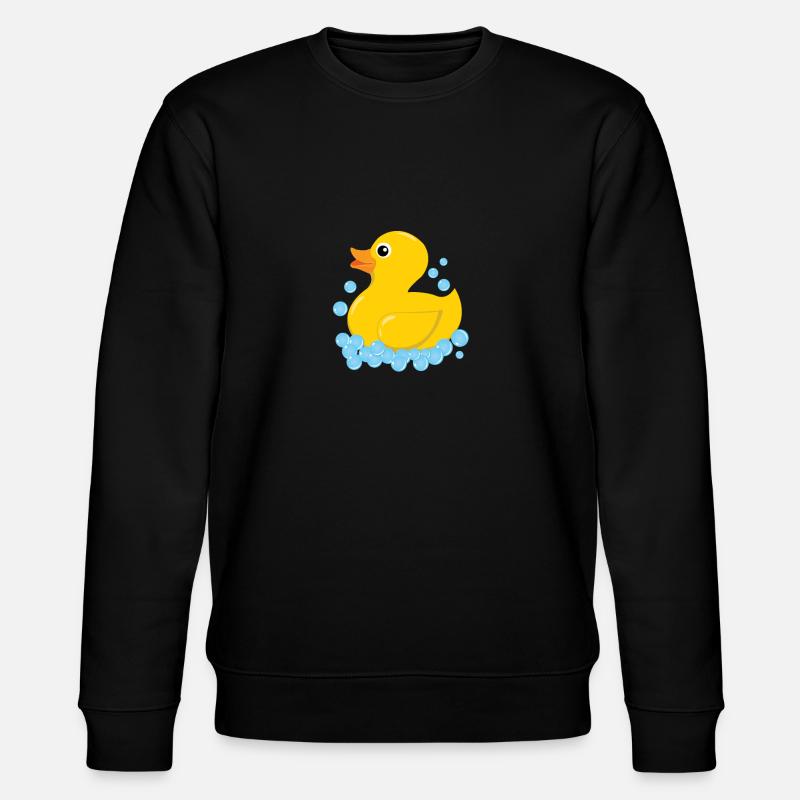 Rubber duck rubber duck - Stanley/Stella CHANGER Unisex Organic Sweatshirt - black