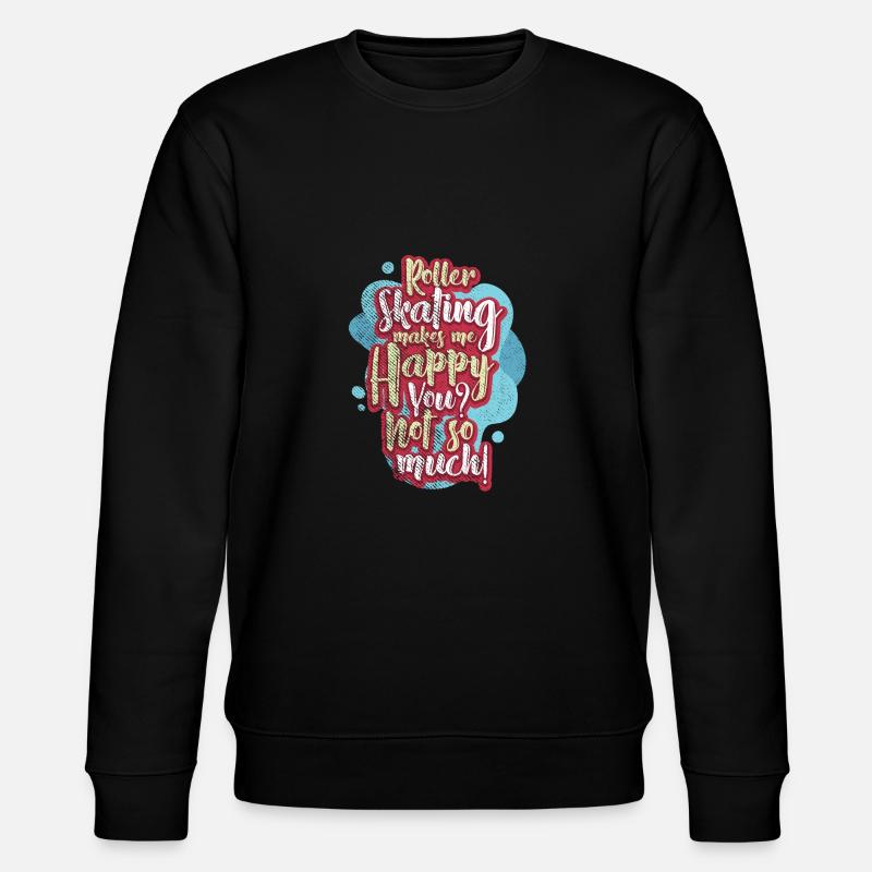 Patinage à roulettes - Sweat bio CHANGER Stanley/Stella Unisexe - noir