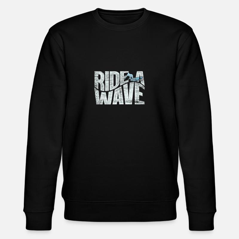 Surfeur - Sweat bio CHANGER Stanley/Stella Unisexe - noir