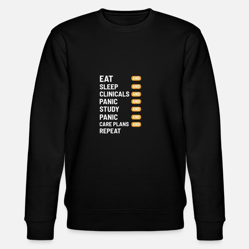Medizin Medizinstudent Geschenk - Stanley/Stella Unisex Bio-Sweatshirt CHANGER  - Schwarz