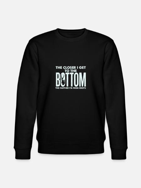 Diver diving - Stanley/Stella CHANGER Unisex Organic Sweatshirt - black