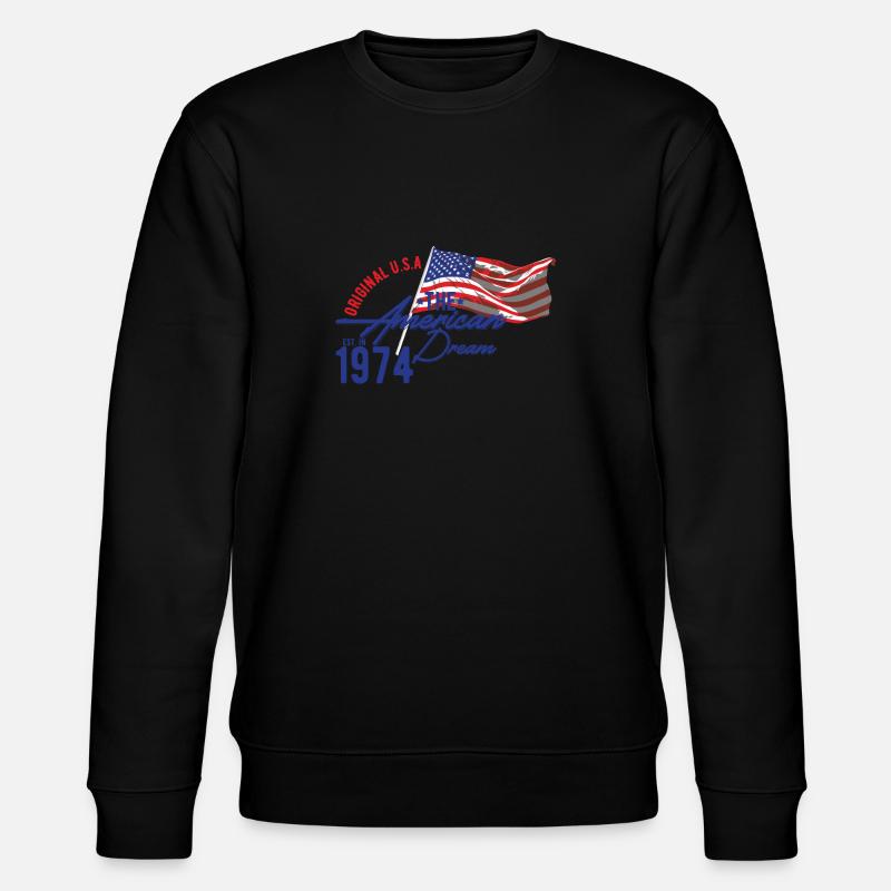 États-Unis - American Dream - Sweat bio CHANGER Stanley/Stella Unisexe - noir