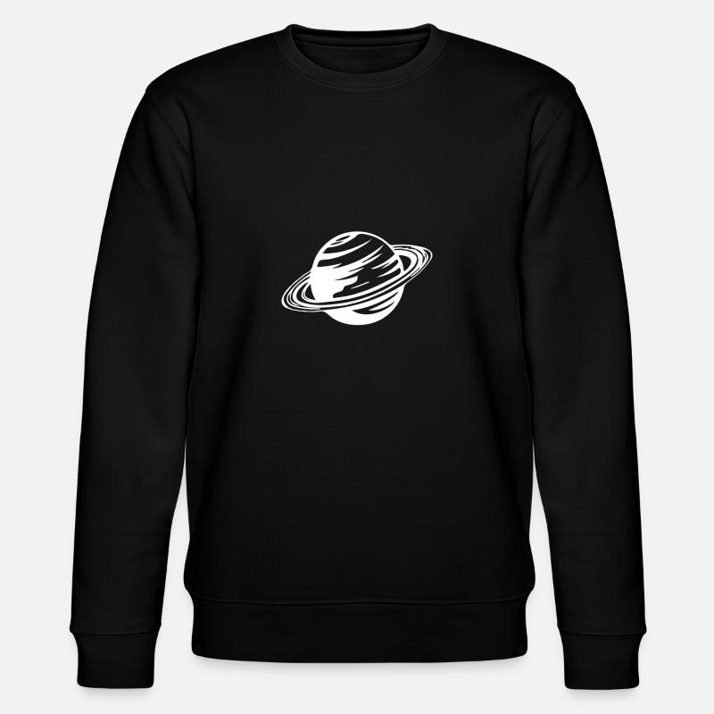 Planet Saturn - Stanley/Stella CHANGER Unisex Organic Sweatshirt - black