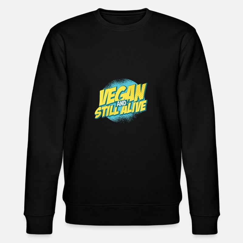 Vegan Veganer - Stanley/Stella Unisex Bio-Sweatshirt CHANGER  - Schwarz