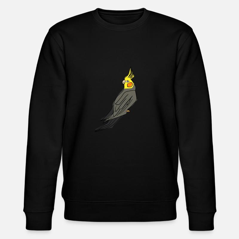 Oiseau calopsitte drôle - Sweat bio CHANGER Stanley/Stella Unisexe - noir