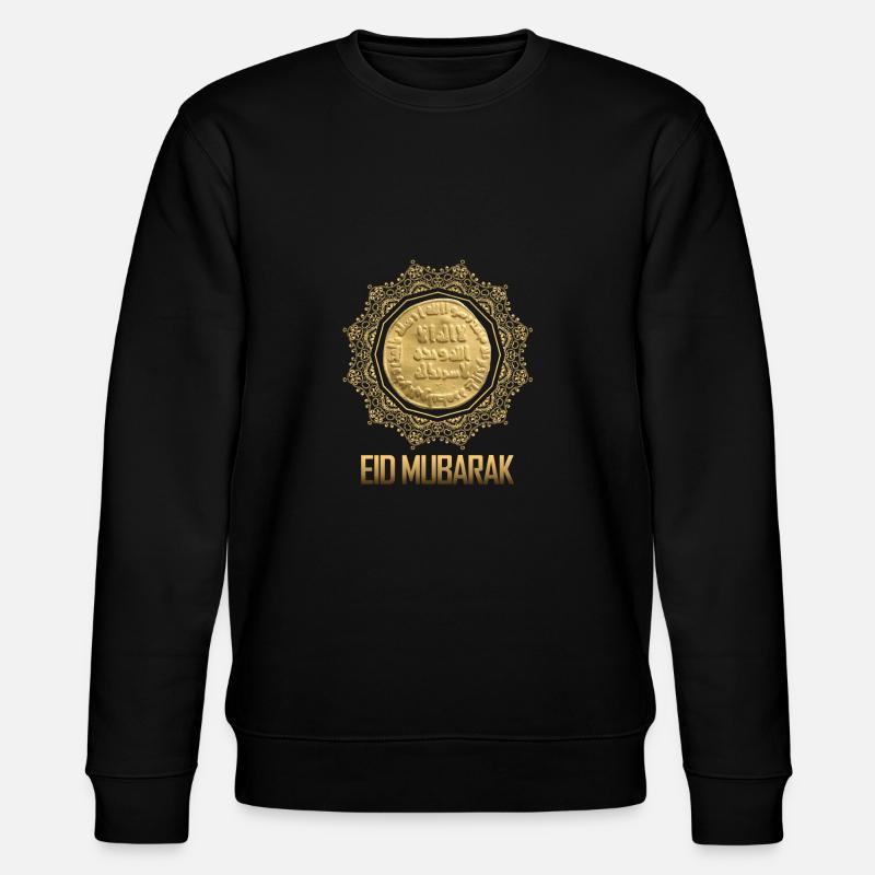 Eid Mubarak Gold - Stanley/Stella Unisex Bio-Sweatshirt CHANGER  - Schwarz