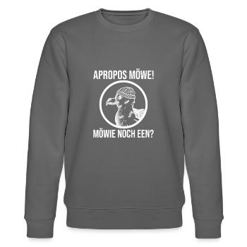 Möwie noch een Möwe - Stanley/Stella Unisex Bio-Sweatshirt CHANGER  - Burgunderrot - Vorne - Nik (191cm) & Marisol (170cm)