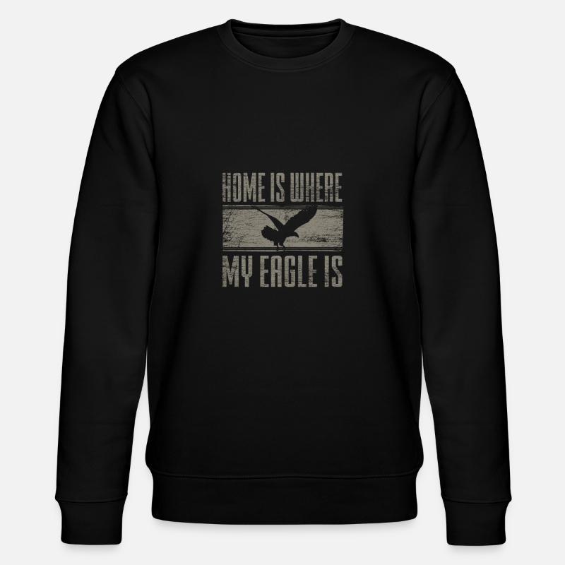 Eagle - Stanley/Stella CHANGER Unisex Organic Sweatshirt - black