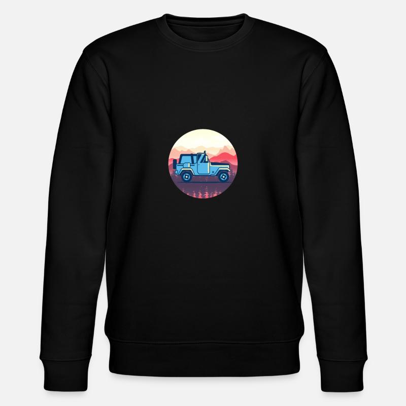 Véhicule tout terrain - Sweat bio CHANGER Stanley/Stella Unisexe - noir