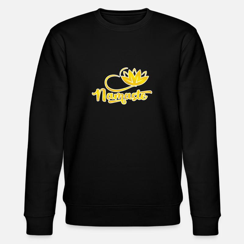 Fleur de fleur de lotus - Sweat bio CHANGER Stanley/Stella Unisexe - noir