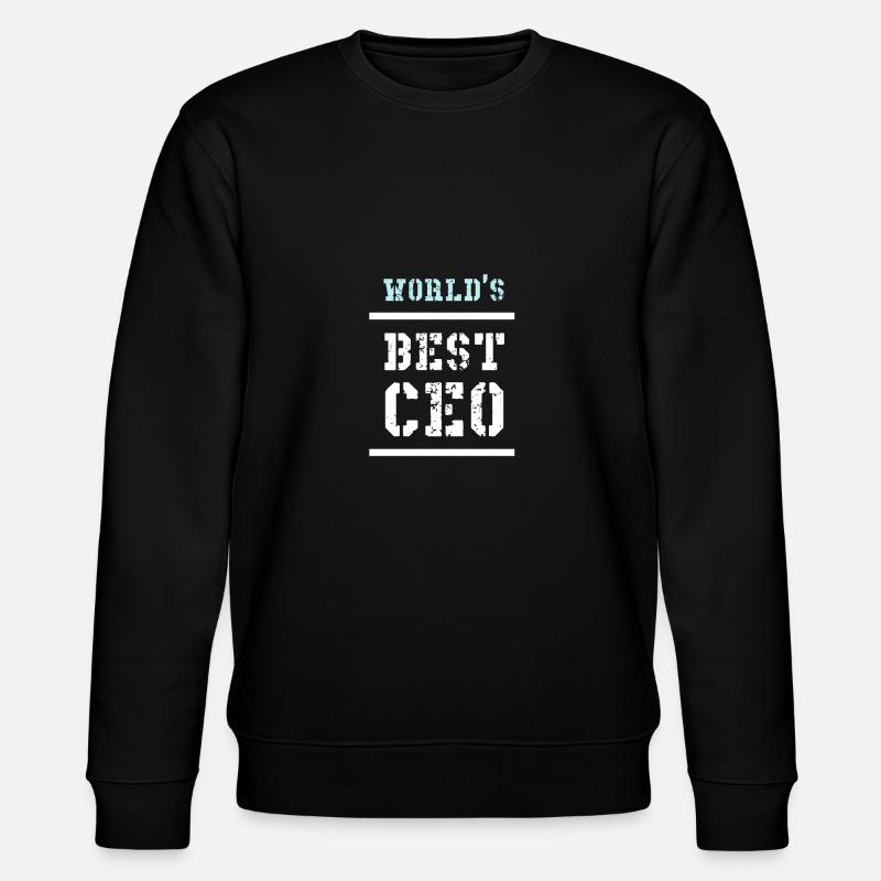 LE MEILLEUR PDG DU MONDE - Sweat bio CHANGER Stanley/Stella Unisexe - noir