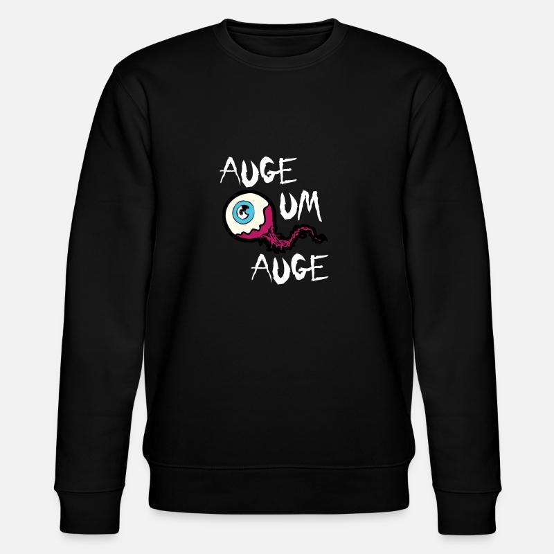 Auge um Auge - Stanley/Stella Unisex Bio-Sweatshirt CHANGER  - Schwarz