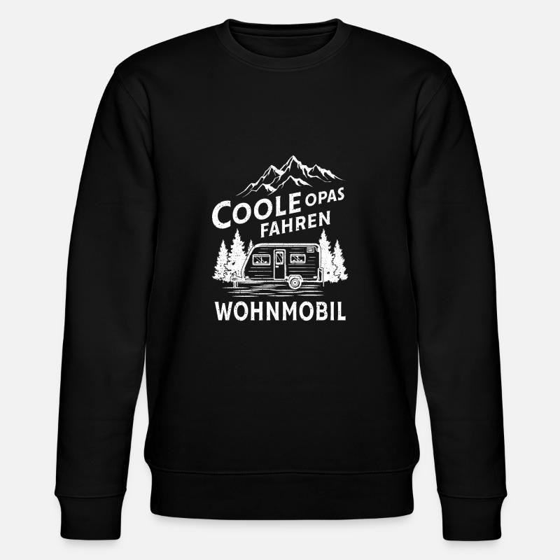 Wohnmobil - Stanley/Stella Unisex Bio-Sweatshirt CHANGER  - Schwarz