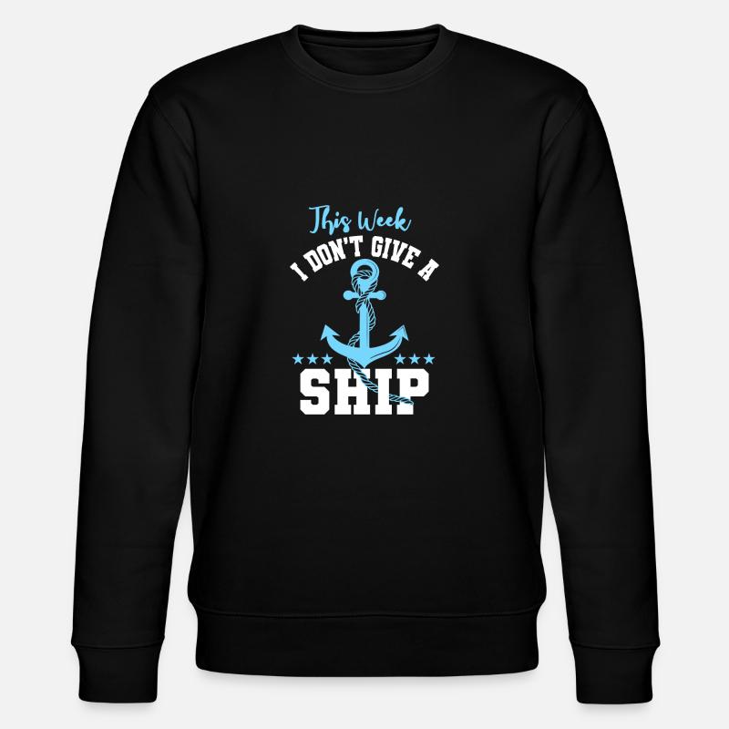 Cruise funny saying gift - Stanley/Stella CHANGER Unisex Organic Sweatshirt - black