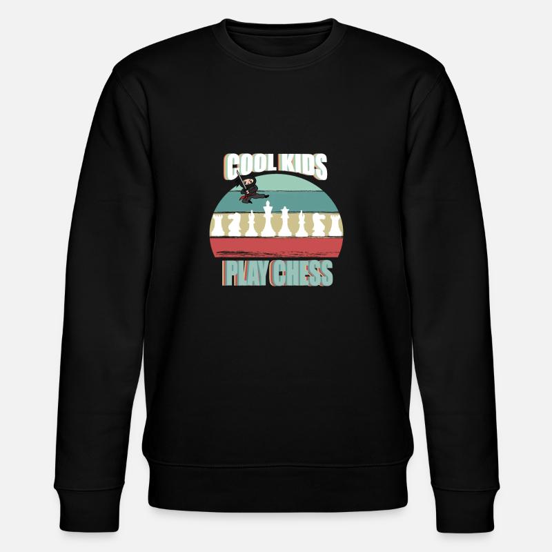 Cadeau de joueur d'échecs drôle - Sweat bio CHANGER Stanley/Stella Unisexe - noir