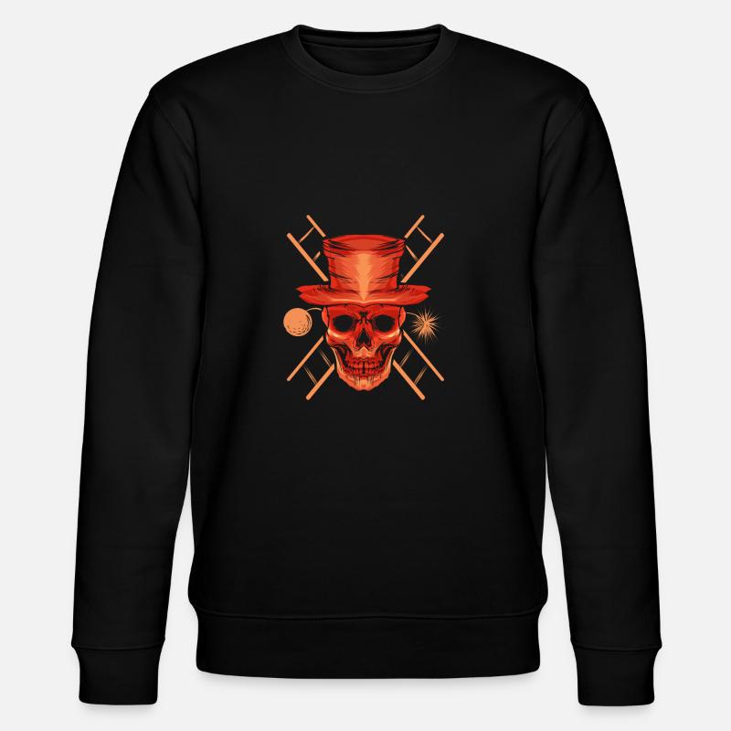 Ramoneur ramoneur crâne ramoneur - Sweat bio CHANGER Stanley/Stella Unisexe - noir
