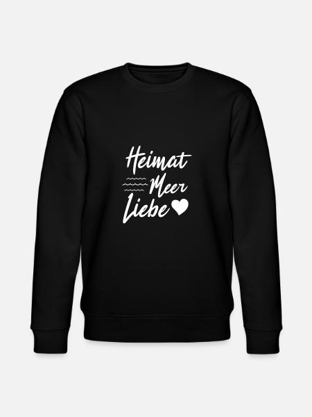 Home Sea Love Summer - Stanley/Stella CHANGER Unisex Organic Sweatshirt - black