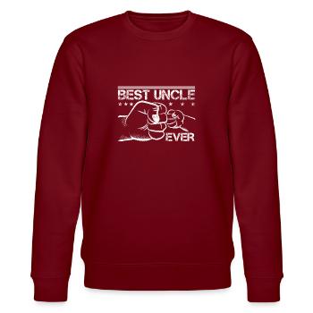 Meilleur design de chemise oncle - Sweat bio CHANGER Stanley/Stella Unisexe - bordeaux - Devant - Nik (191cm) & Marisol (170cm)