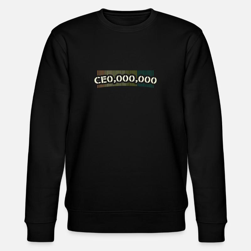 Motif du PDG propriétaire - Sweat bio CHANGER Stanley/Stella Unisexe - noir