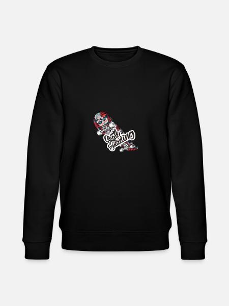 Skateboarding, skateboarding, skating - Stanley/Stella CHANGER Unisex Organic Sweatshirt - black