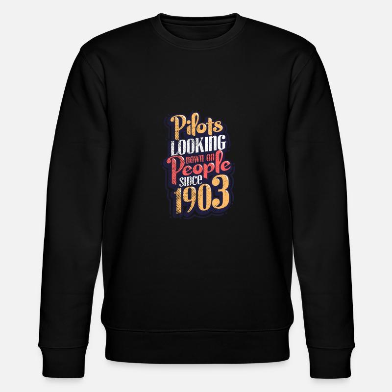 Pilot - Stanley/Stella Unisex Bio-Sweatshirt CHANGER  - Schwarz