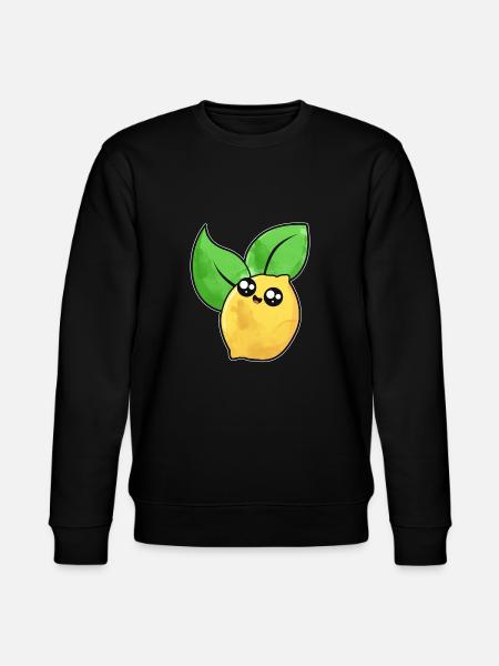 Cute lemon face - Stanley/Stella CHANGER Unisex Organic Sweatshirt - black