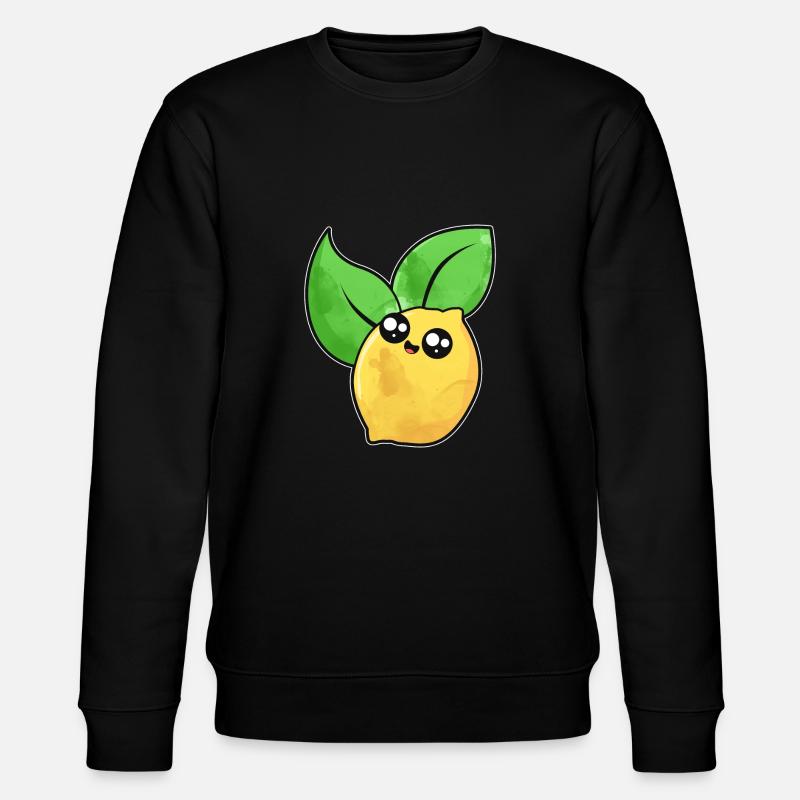 Visage de citron mignon - Sweat bio CHANGER Stanley/Stella Unisexe - noir