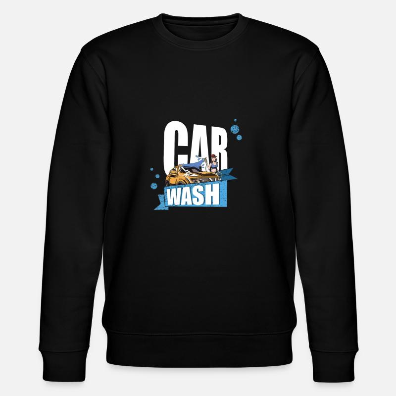 Lass dein Auto glänzen - Stanley/Stella Unisex Bio-Sweatshirt CHANGER  - Schwarz