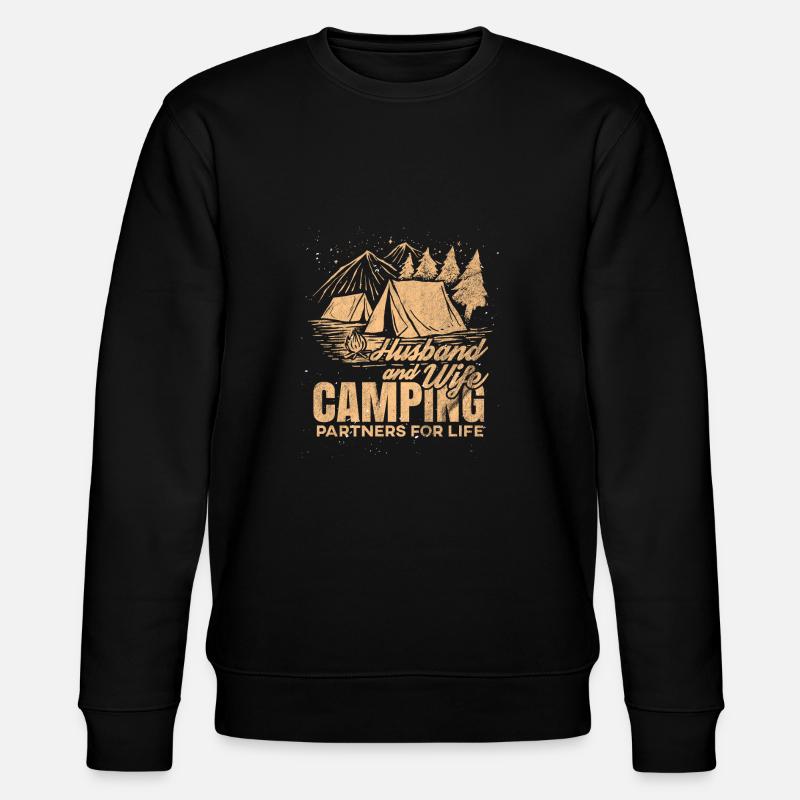 Camping - Stanley/Stella Unisex Bio-Sweatshirt CHANGER  - Schwarz