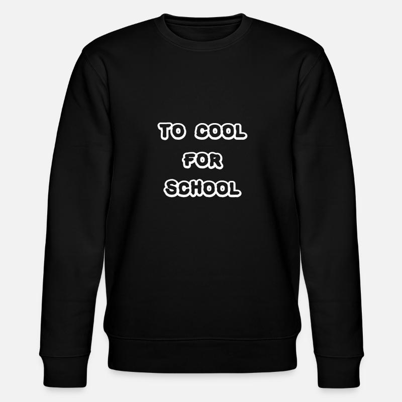 École cool - Sweat bio CHANGER Stanley/Stella Unisexe - noir