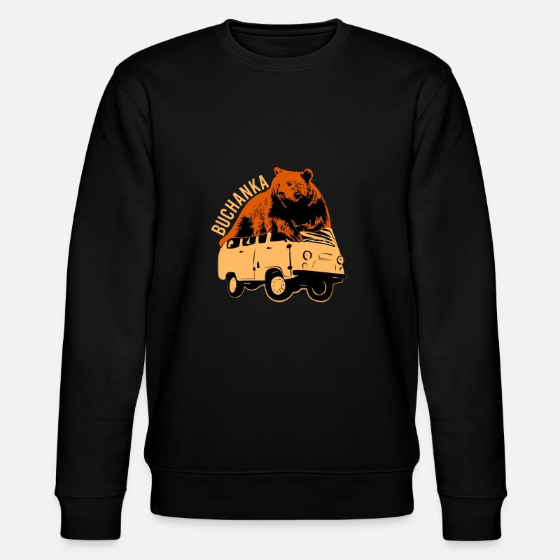 Buchanka - Stanley/Stella Unisex Bio-Sweatshirt CHANGER  - Schwarz
